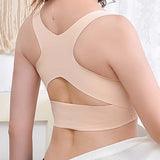 Women's Seamless Invisible Front Buckle Wireless Corrective Hunchback Push-Up Bra