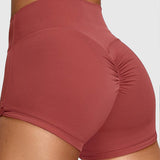 Seamless Hip-lifting Sports Yoga Shorts