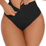 High Waist Seamless Single Breasted Shaping Thong Tummy Control Shapewear Panties