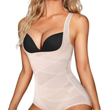 Mesh Seamless Waist Slimmer Corset Butt Shaping Shapewear Bodysuit