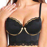 High Support Body Sculpting Lace Back Bra