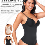 Sorelyne® Women's Smooth Push Up Tummy Control Thong Sleeveless Bodysuit Shapewear