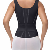 Adjustable Strap High Compression Zipper Bustier Shaper Vest