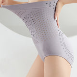 Women's Negative Ion Shaper Panty Breathable Hole Traceless Butt Lifter Underwear