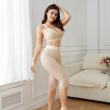 Sorelyne® Slimming Tummy Control Panties Knee Length Thigh Shaping Leggings Beige