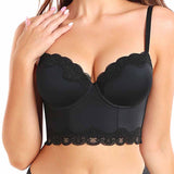 High Support Body Sculpting Lace Back Bra