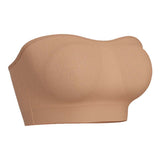 Women Strapless Push up Bra without Steel Ring Seamless tube top