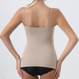 Women's Seamless Tummy Control Shapewear Tank Tops Low Back Compression Vest