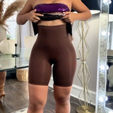 Seamless Core Control High Rise Stretch Thigh Sculpting Shapewear Shorts