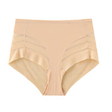 Lace Stripe Undetectable High Waist Briefs Underpants