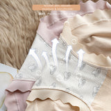 Women's High Waisted Antibacterial Crotch Briefs Stretch Full Coverage Panties