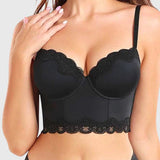 High Support Body Sculpting Lace Back Bra