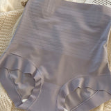 Ice Silk Seamless Tightening Waist Panties Hip Lift Breathable Shaping Briefs