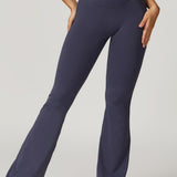 Crossover High Waist Hip Lift Quick Dry Yoga Flared Pants