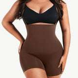 Seamless High Waisted Tummy Control Shapewear Shorts for Women with Removable Straps