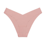 Sexy Ice Silk Low-Rise Panties Seamless Multicolor Briefs Lingerie