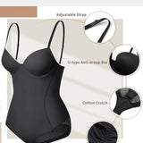 Breast Push Up Butt Lift Bodysuit Shapewear With Bra