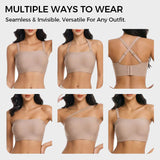 Strapless Non-slip Wireless Bra Padded Push Up Bra