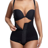 Women's Tummy Control Adjustable Buckle Front Open Bust Shapewear