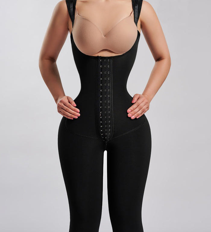 Sorelyne® Open Bust Knee Length Firm Postpartum Tummy Tucking Full Bodysuit Shapewear