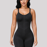 High Compression V-shaped Waist Belt Tummy Control Zipper Full Body Shapewear