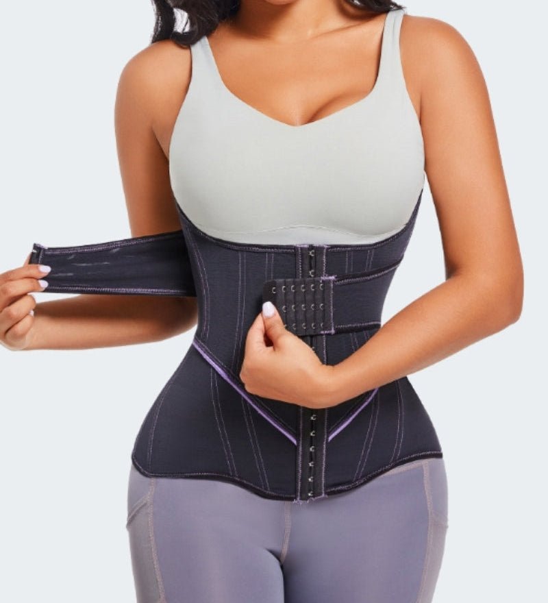 Buckle Waist Trainer High Compression Tummy Control Corset