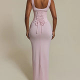 Hourglass Figure Body Shaper The Corset Maxi Dress Two-Piece Set