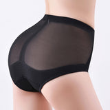 Mid Rise Cross Compression Shapewear Underwear Mesh Tummy Control Shaping Panty