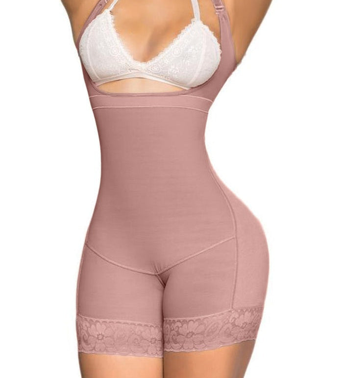 Sorelyne® Tummy Control Open Bust Butt Lifter Bodysuits Shapewear