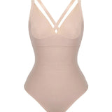 Seamless Tummy Control Bodysuit Butt Lifter Thong Backless Body Shaper