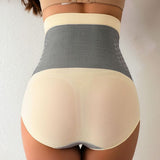 Women's Magnetic Therapy Warm Uterus Panties Seamless High Waist Abdomen Control Briefs