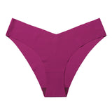 Sexy Ice Silk Low-Rise Panties Seamless Multicolor Briefs Lingerie