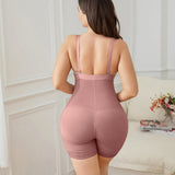 Sorelyne® Women's Rosybrown Open Bust Shapewear Zipper Body Shaper Bodysuit
