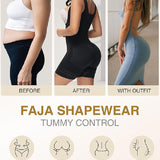 Sorelyne® High compression Front Zipper Mid Thigh Shapewear