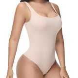 Sorelyne® Seamless Tummy Control Thong Shapewear Backless Square Neck Tank Tops Body Shaper