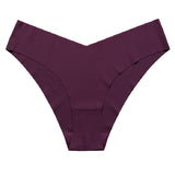 Sexy Ice Silk Low-Rise Panties Seamless Multicolor Briefs Lingerie