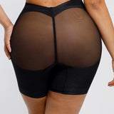 Women's Seamless Mesh High Waist Shapewear Shorts Thigh Slimmer Underwear