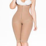 Sorelyne® Seamless Invisible Zipper High Back Girdles Open Bust Thigh Slimmer Shapewear