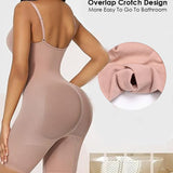 Seamless Light Support Tummy Control Thigh Slimmer Bodysuit Shapewear