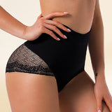 Women's Seamless Mesh Tummy Control Breathable Shapewear Briefs Panties