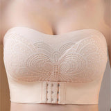 Seamless Push up Full Cup Bandeau Bra