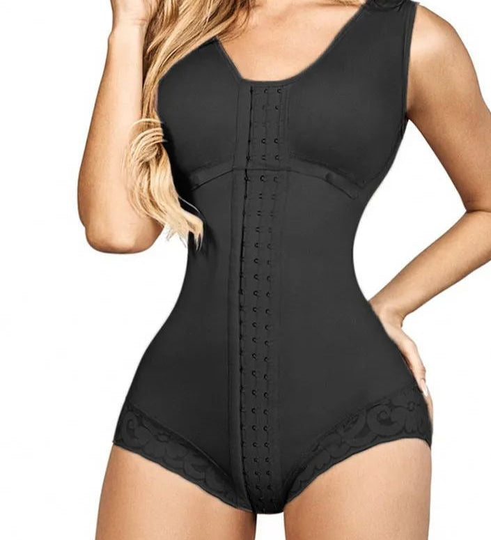 Sorelyne® Women's Hook And Eye Closure Breast Support Shapewear Tummy Control Triangle Bodysuit