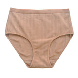 High Waist Pure Cotton Panties Tummy Control Breathable Underwear