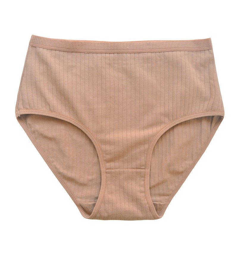 High Waist Pure Cotton Panties Tummy Control Breathable Underwear