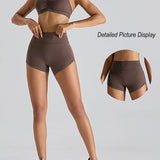 Seamless Hip-lifting Sports Yoga Shorts