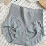 Seamless Tummy Control Antibacterial Crotch Briefs High Waist Butt Lift Panties