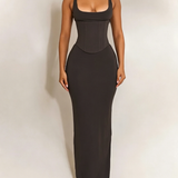 Hourglass Figure Body Shaper The Corset Maxi Dress Two-Piece Set
