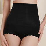 Ice Silk Seamless Tightening Waist Panties Hip Lift Breathable Shaping Briefs
