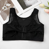 Front Closure Post Surgery Compression Shapewear Bra With Breast Support Belt