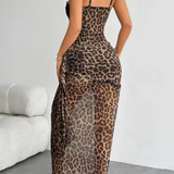 Hourglass Sexy Leopard Print Dress